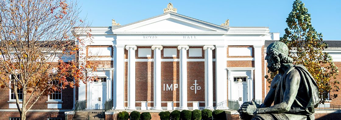 Campus during winter